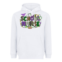 White school nurse mardi gras Heavyweight Hoodie - CowGirlArtShop
