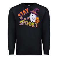 Black stay spooky Premium Sweatshirt - CowGirlArtShop