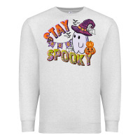 Oatmeal Heather stay spooky Premium Sweatshirt - CowGirlArtShop
