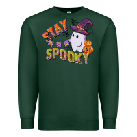 Sports Green stay spooky Premium Sweatshirt - CowGirlArtShop