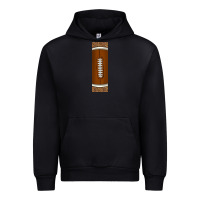 Black american football with leopard pen wraps Urban Hoodie - BundleAndBundleShop