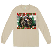 Mushroom Merry Christmas skeleton Long Sleeve Tee - NancyCooperArtShop
