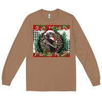 Toasted Coconut Merry Christmas skeleton Long Sleeve Tee - NancyCooperArtShop