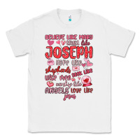 White believe like mary trust like joseph valentine s da Classic Tee - MaliasSmallBusiness