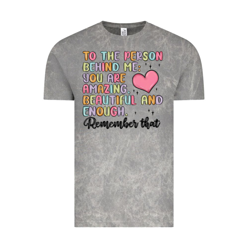 To The Person Behind Me Vintage Tee by MaliasSmallBusiness | Teevron