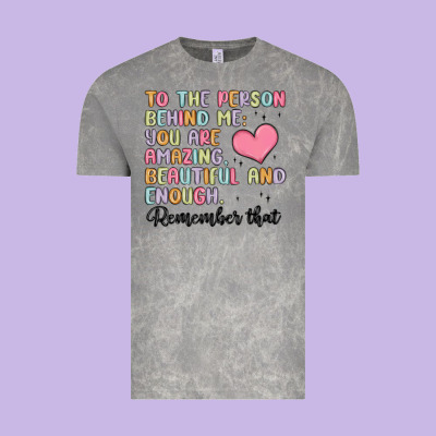 To The Person Behind Me Vintage Tee Designed By Maliassmallbusiness