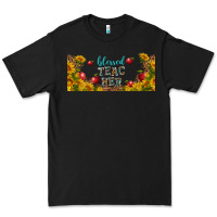 Black blessed teacher libbey glass Premium Tee - BundleAndBundleShop