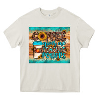 Cream coffee gives me teacher powers Heavy Core Tee - JahusDesignShop