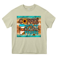 Mossy coffee gives me teacher powers Heavy Core Tee - JahusDesignShop