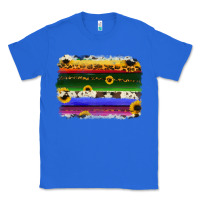True Royal serape sunflowers leopard cowhide background Classic Tee - RanaPortraitStore