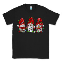 Black gnome with christmas lights Classic Tee - JahusDesignShop