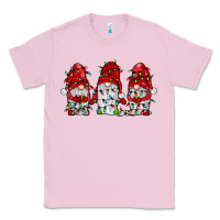 Bubblegum Pink gnome with christmas lights Classic Tee - JahusDesignShop