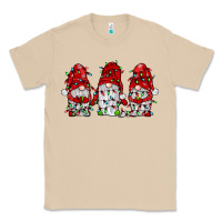 Mushroom gnome with christmas lights Classic Tee - JahusDesignShop