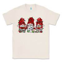 Natural gnome with christmas lights Classic Tee - JahusDesignShop