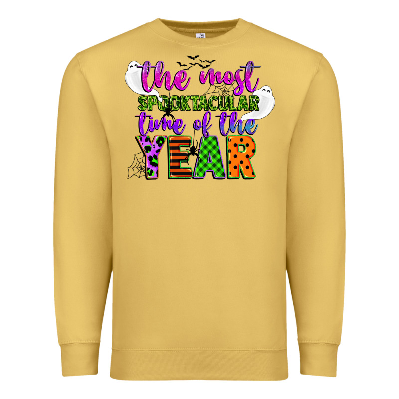 The Most Spooktacular Time Of The Year Premium Sweatshirt by CowGirlArtShop | Teevron