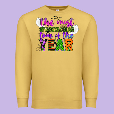 The Most Spooktacular Time Of The Year Premium Sweatshirt Designed By Cowgirlartshop