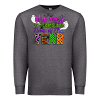 Charcoal Heather the most spooktacular time of the year Premium Sweatshirt - CowGirlArtShop
