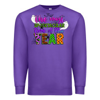 Purple the most spooktacular time of the year Premium Sweatshirt - CowGirlArtShop