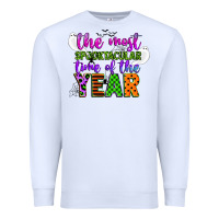 White the most spooktacular time of the year Premium Sweatshirt - CowGirlArtShop