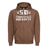 Chestnut 50 birthday rock whitw Zipper Hoodie - Bettercallsaul