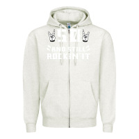 Oatmeal Heather 50 birthday rock whitw Zipper Hoodie - Bettercallsaul