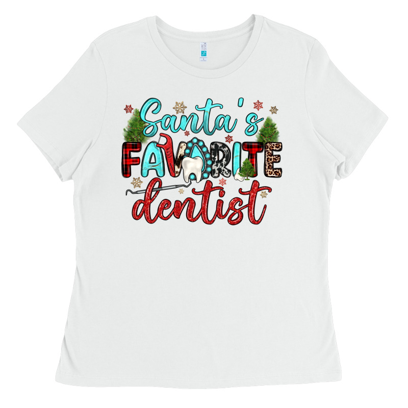Santas Favorite Dentist Ladies Tee by JahusDesignShop | Teevron