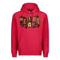 Cardinal melanin with leopard Premium Hoodie - CowGirlArtShop