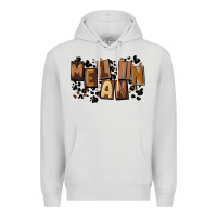 Dove Grey melanin with leopard Premium Hoodie - CowGirlArtShop