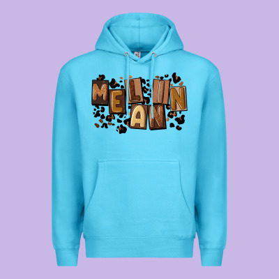 Melanin With Leopard Premium Hoodie Designed By Cowgirlartshop