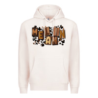 Pale Pink melanin with leopard Premium Hoodie - CowGirlArtShop