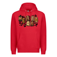 Red melanin with leopard Premium Hoodie - CowGirlArtShop