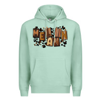 Seafoam melanin with leopard Premium Hoodie - CowGirlArtShop