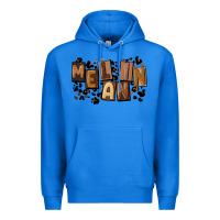 True Royal melanin with leopard Premium Hoodie - CowGirlArtShop