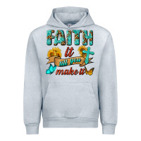 Heather Grey Faith It Till You Make It Urban Hoodie - BundleAndBundleShop