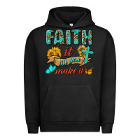 Pigment Black Faith It Till You Make It Urban Hoodie - BundleAndBundleShop