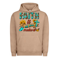 Pigment Burro Faith It Till You Make It Urban Hoodie - BundleAndBundleShop