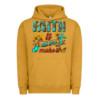Pigment Peanut Butter Faith It Till You Make It Urban Hoodie - BundleAndBundleShop