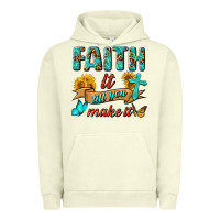 Pigment Pistachio Faith It Till You Make It Urban Hoodie - BundleAndBundleShop