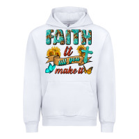 White Faith It Till You Make It Urban Hoodie - BundleAndBundleShop