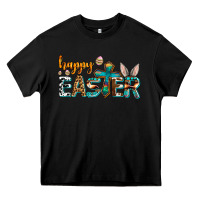 Black western happy easter Heavy Core Tee - AdoDesignShop