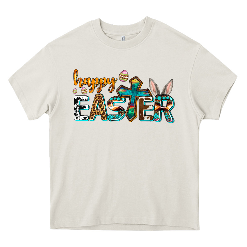 Western Happy Easter Heavy Core Tee by AdoDesignShop | Teevron