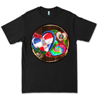 Black dominican republic coasters Premium Tee - AdoDesignShop