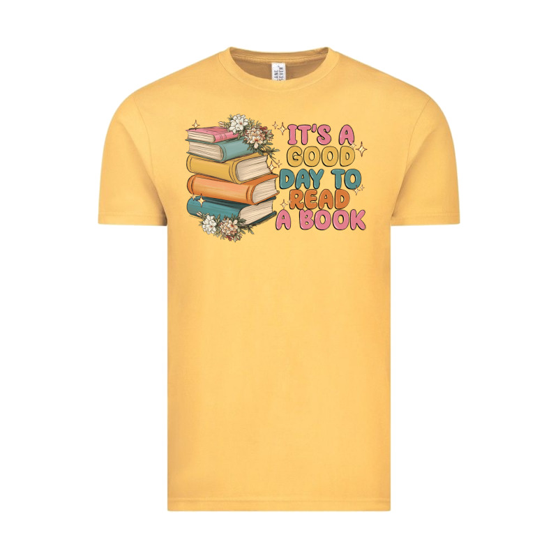 It's A Good Day To Read A Book Vintage Tee by MaliasSmallBusiness | Teevron
