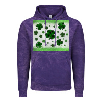 Cloud Purple shamrock Vintage Hoodie - MaliasSmallBusiness