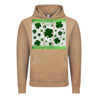 Vintage Coffee shamrock Vintage Hoodie - MaliasSmallBusiness