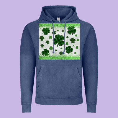 Shamrock Vintage Hoodie Designed By Maliassmallbusiness