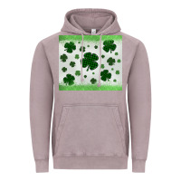 Vintage Zinc shamrock Vintage Hoodie - MaliasSmallBusiness