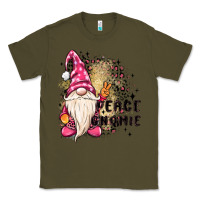 Army Green peace gnomie Classic Tee - MaliasSmallBusiness