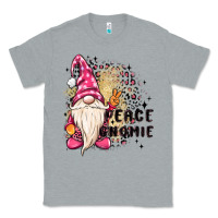 Heather Grey peace gnomie Classic Tee - MaliasSmallBusiness