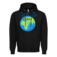 Black God So Loves Zipper Hoodie - Bettercallsaul